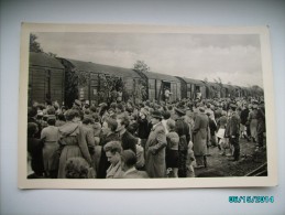 RARE! MAGDEBURG 1956 RUSSIA SOVIET 136. TANK REGIMENT  RAILWAY STATION  TRAIN ,  OLD POSTCARD, 0 - Magdeburg