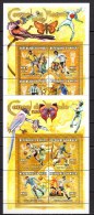 Niger 2001 Football Soccer World Cup, Space, Birds, Butterflies Set Of 4 Sheetlets + S/s MNH - 2002 – South Korea / Japan