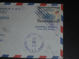 LETTRE HONDURAS AVEC YT PA 274 - ABRAHAM LINCOLN - - Honduras