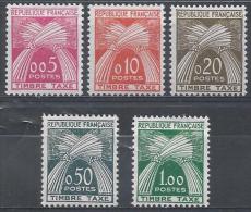 France Taxe N° 90 à 94 * Neuf - 1960-.... Mint/hinged