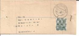 Wrw076/ Kontoauszug Als Ortsbrief Mit Mi.Nr. 41 II - Covers & Documents