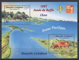 New Caledonia - 1997 Year Of The Ox Block MNH__(TH-14431) - Blocs-feuillets