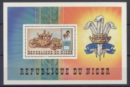 Niger - 1981 Prince Charles Block MNH__(TH-14445) - Niger (1960-...)