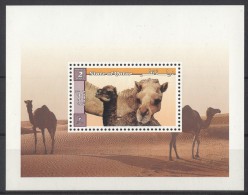 Qatar - 1999 Dromedaries Block MNH__(TH-12129) - Qatar