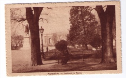 CPSM Montpellier, Promenade Du Peyrou, E. Négrot éditeur, A Voyagé En 1946 - Montagnac