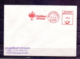 Deutsche Bundespost - Engelbert Strauss - Biebergemünd 24/5/1984 (RM4286) - Autruches