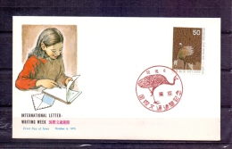 Japan -  Intern.letter Writing Day - 6/10/50 (RM4298) - Pfauen