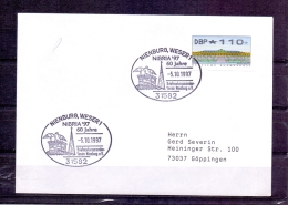 Deutsche Bundespost - 60 Jahre Nibria '97 - Nienburg Weser 1, 5/10/1997 (RM4319) - Storchenvögel