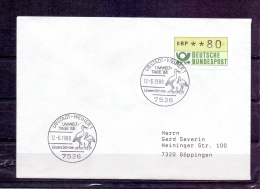 Deutsche Bundespost -  Umwelt Tage '88 - Ubstadt-Weiher 12/6/1988  (RM4324) - Ooievaars