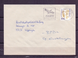 Deutsche Bundespost - NABU - Briefzentrum 09 -  6/2/1997  (RM4330) - Cigognes & échassiers