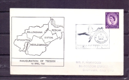 Great Britain - Birth Of Teesside - Middlesbrough 1/4/1968  (RM4351) - Picotenazas & Aves Zancudas