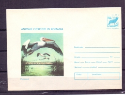 Posta Romana - Animale Ocrotite In Romania  (RM4387) - Pelicans