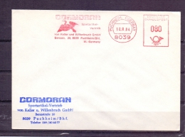 Deutsche Bundespost - Cormoran Sportartikel - Puchheim Oberbay 18/9/1984 (RM4392) - Pelicans