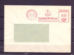 Deutsche Bundespost - Kalenderverlag Des Erziehungsvereinss - Neukirchen Vluyn 22/3/1963 (RM4393) - Pelícanos