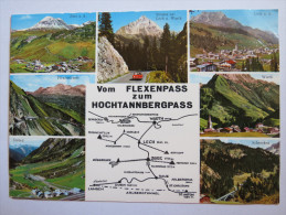 (4/7/72) AK "Vom Flexenpass Zum Hochtannbergpass" - Warth