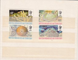 British Indian Ocean Territory (BIOT) 44/47 Zeeleven,Sealife,Vie Maritime MNH *** - British Indian Ocean Territory (BIOT)