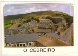 Espagne O Cebreiro (Lugo) Vue Générale Du Village Préhistorique   Cachet Monasterio De Samos TBE - Lugo