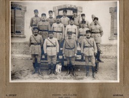 PHOTO 59 - MILITARIA - Photo Originale ( 28 X 23 ) Militaire - Soldats Du 101e Régiment - Photo L. PEZET à LUNEVILLE - Guerra, Militari