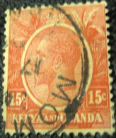 Kenya And Uganda 1922 King George V 15c - Used - Kenya & Oeganda