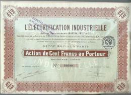 L'electrification Industrielle - Electricity & Gas