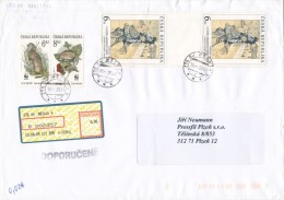 I5560 - Czech Rep. (2009) 276 04 Melnik 4 (stamps: Art - Paiting, WWF: Spermophilus Citellus, Sicista Betulina) - Cartas & Documentos