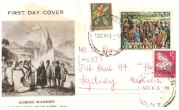 (PF 961) New Zealand To Australia Air Mail Letter - 1964 - Brieven En Documenten