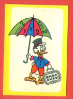 K149A / 1989 - SPORT TOTO Lottery Lotteria Donald Duck Umbrellas - Calendar Calendrier Kalender Bulgaria Bulgarie - Grand Format : 1981-90