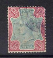 W127 - INDIA 1892 , Vittoria 1 Rupia Yvert N. 48 - 1882-1901 Empire