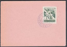 Yugoslavia 1950, Card W./ Special Postmark , Ref.bbzg - Briefe U. Dokumente