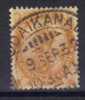 W307 - INDIA 1911 , Edoardo VII  2/6 Anna Yvert N. 84A - 1902-11 Roi Edouard VII