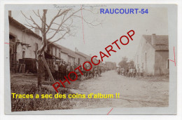 RAUCOURT-Carte Photo Allemande-Guerre14-18-1WK-Militaria-Frankreich-France-54- - Nomeny