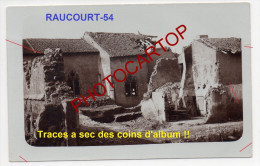 RAUCOURT-Carte Photo Allemande-Guerre14-18-1WK -Militaria-Frankreich-Fra Nce-54- - Nomeny