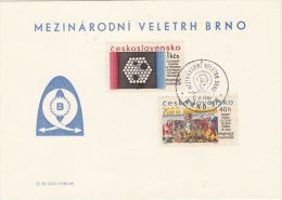 BRNO INTERNATIONAL FAIR, SPECIAL POSTCARD, 1968, CZECHOSLOVAKIA - Briefe U. Dokumente