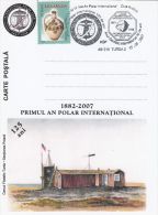 INTERNATIONAL POLAR YEAR, POINT BARROW- ALASKA STATION, SPECIAL POSTCARD, 2007, ROMANIA - Année Polaire Internationale