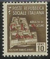 CLN SAVONA 1945  CENT. 10 MNH - Comitato Di Liberazione Nazionale (CLN)