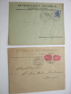 1906/08, 2 Briefe - Covers & Documents