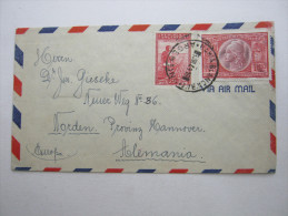 1949,      Lettre Via Aerea A Alemanha - Storia Postale