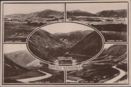 Nithsdale MULTIVIEW Carron Valley, Mennoch Pass, Dalveen Pass OLD POSTCARD Scotland - Dumfriesshire