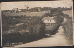 RP 5 MARTIN MILL WINDMILL FROM THE ST.MARGARETS ROAD ?  By WH STAMFORD DOVER - Autres & Non Classés