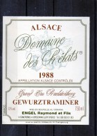 GEWURZTRAMINER -  Grand  Cru -  (Etiquette Collée Sur Feuille D´expo) - Gewurztraminer