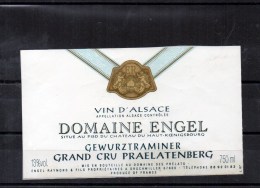 GEWURZTRAMINER -  Grand  Cru -  (Etiquette Collée Sur Feuille D´expo) - Gewurztraminer