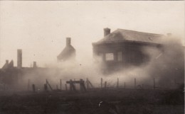 CP Photo 14-18 BAPAUME - Une Vue, Un Incendie? (A67, Ww1) - Bapaume