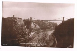 21441 ( 2 Scans ) Clifton Suspension Bridge And Observatory From Leigh Woods - Bristol