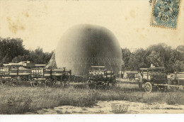 CPA (aerostation B4)  Camp De Chalons Parc Aerostation - Luchtballon