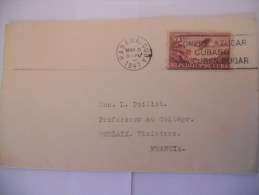 Cuba Lettre De Habana 1947 Pour Morlaix Poste Aerienne - Briefe U. Dokumente