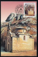 Yugoslavia 1995. Maximum Cards - ´800th Anniversary Of Church St. Luka In Kotor´ - Maximumkarten