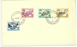 TRIESTE ZONA B - ANNO 1953 BUSTA FDC - CORSE INTERNAZIONALI AUTOMOBILISTICHE - Poststempel