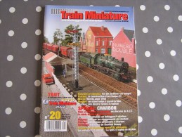 TRAIN MINIATURE N° 20 Chemins De Fer Rail Revue Modélisme Maquettisme SNCB NMBS Werwik Chargement Charbon - Modellismo