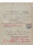 FELDPOFTBRIEF, FELDPOSTSTATION, 1915, WW1 - Prima Guerra Mondiale