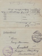 FELDPOFTBRIEF, DEUTSCHE FELDPOSTSTATION, ARMEE KRAFTWAGEN PARK, BRIEF- STEMPEL, 1917, WW1 - WW1